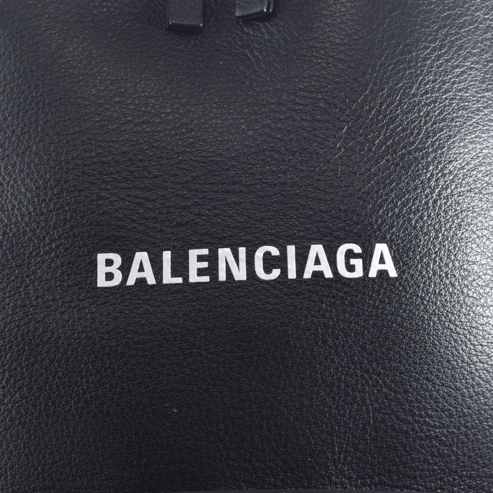 BALENCIAGA Everyday Logo Backpack Rucksack Backpack Black - Picture 6 of 12